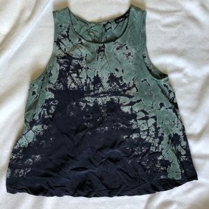 Tie-Dye 100% Silk Tank Top - Gypsy 05 - Size Small